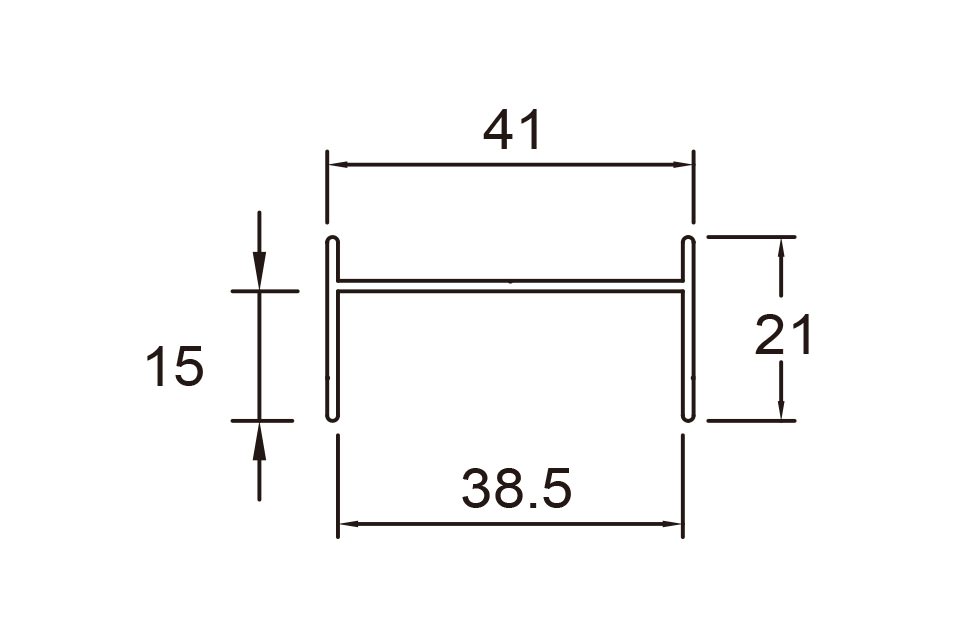 KL-6, 38 H型, 搗擺五金系列, 鋁料系列