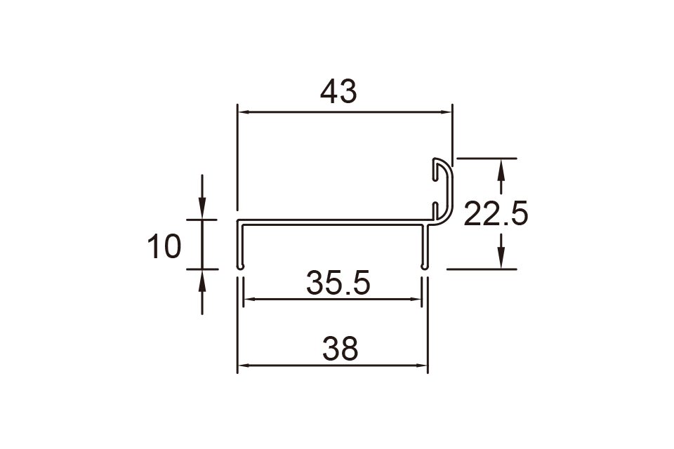 K09, 35 門檔, 搗擺五金系列, 鋁料系列