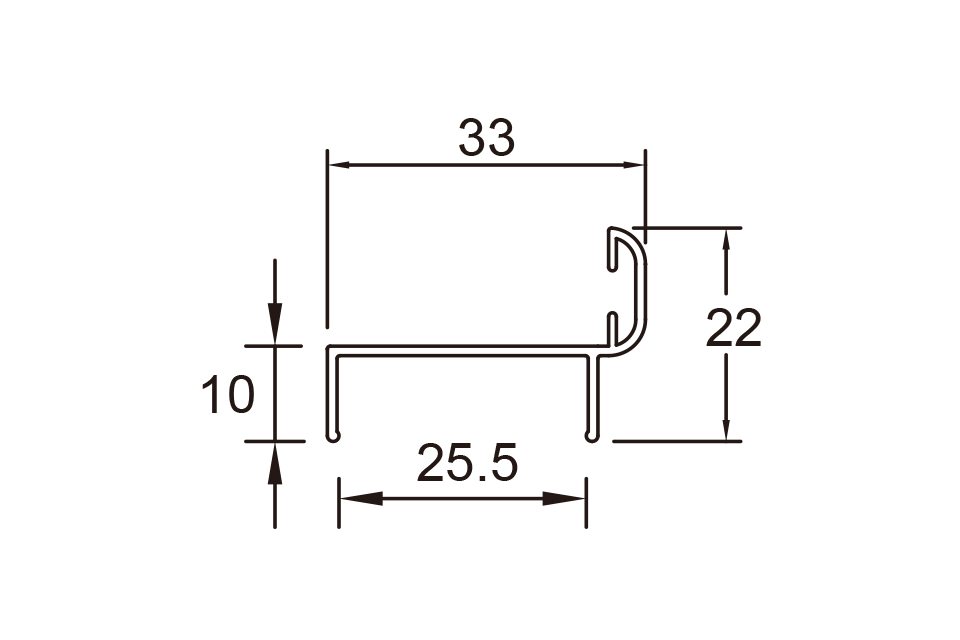 K26-4-A, 25 門檔, 搗擺五金系列, 鋁料系列
