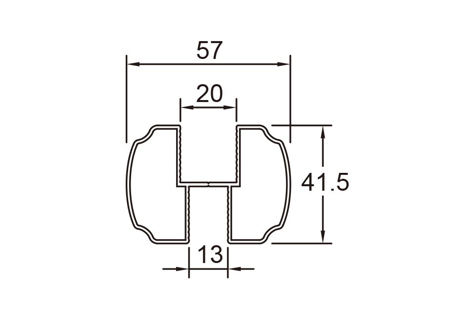 A09D, 13-20 拉桿, 搗擺五金系列, 鋁料系列