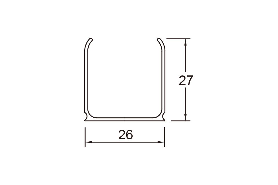 K26-2, 25 裝飾料, 搗擺五金系列, 鋁料系列