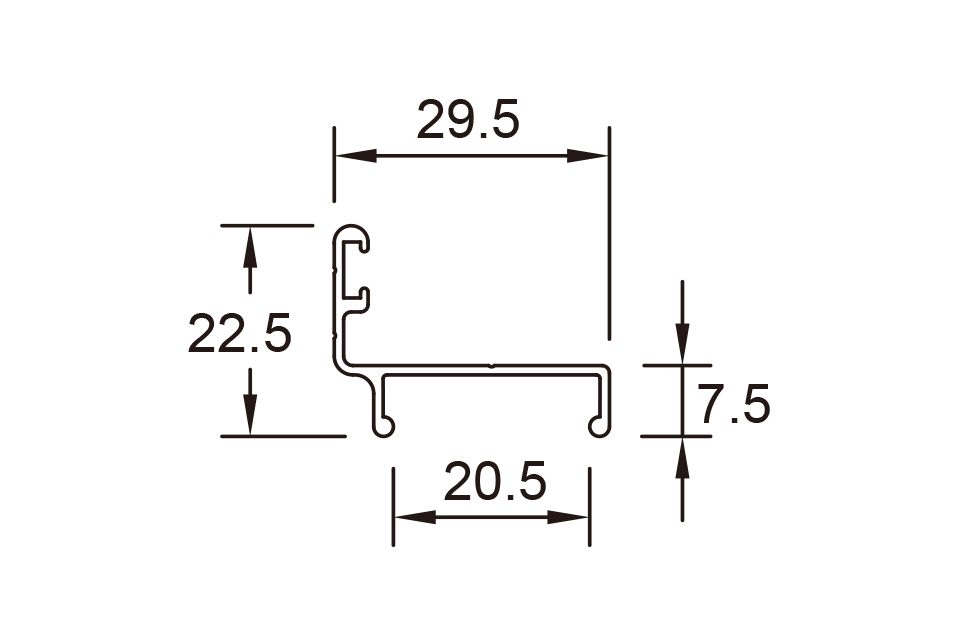 KM-3, 20 門檔, 搗擺五金系列, 鋁料系列