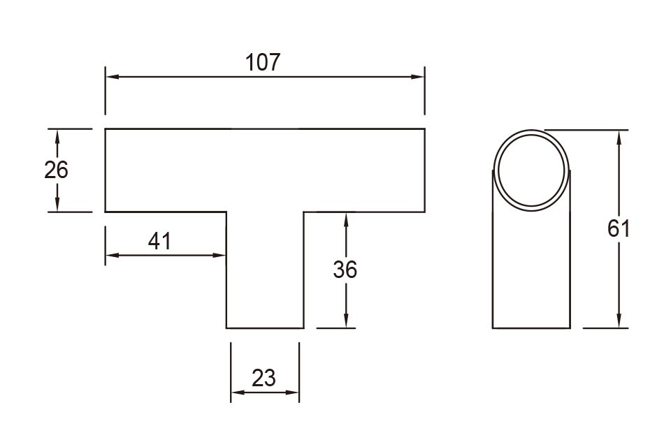 A07S-T, 不鏽鋼T型接頭, 搗擺五金系列, 綜合系列
