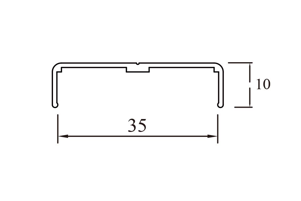 K06-1, 35 小ㄇ護角, 搗擺五金系列, 鋁料系列