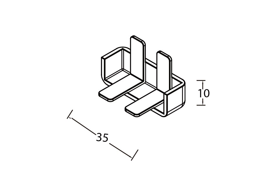 K12, 35mm 板用護角, 搗擺五金系列, 鋁料系列